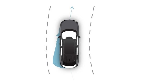 Icono de Nissan X-Trail e-POWER 2024 mostrando como funciona el  Control Dinámico Vehicular